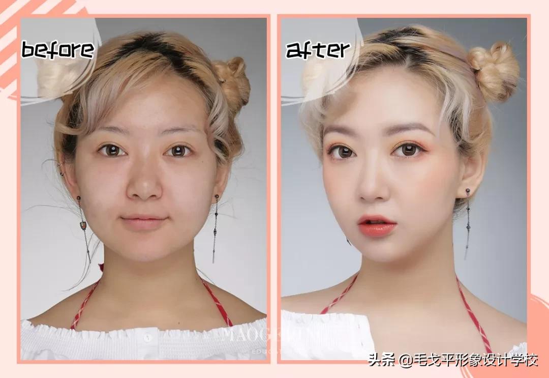 盘点女生化妆前后对比,为什么女生化妆和素颜差别那么大