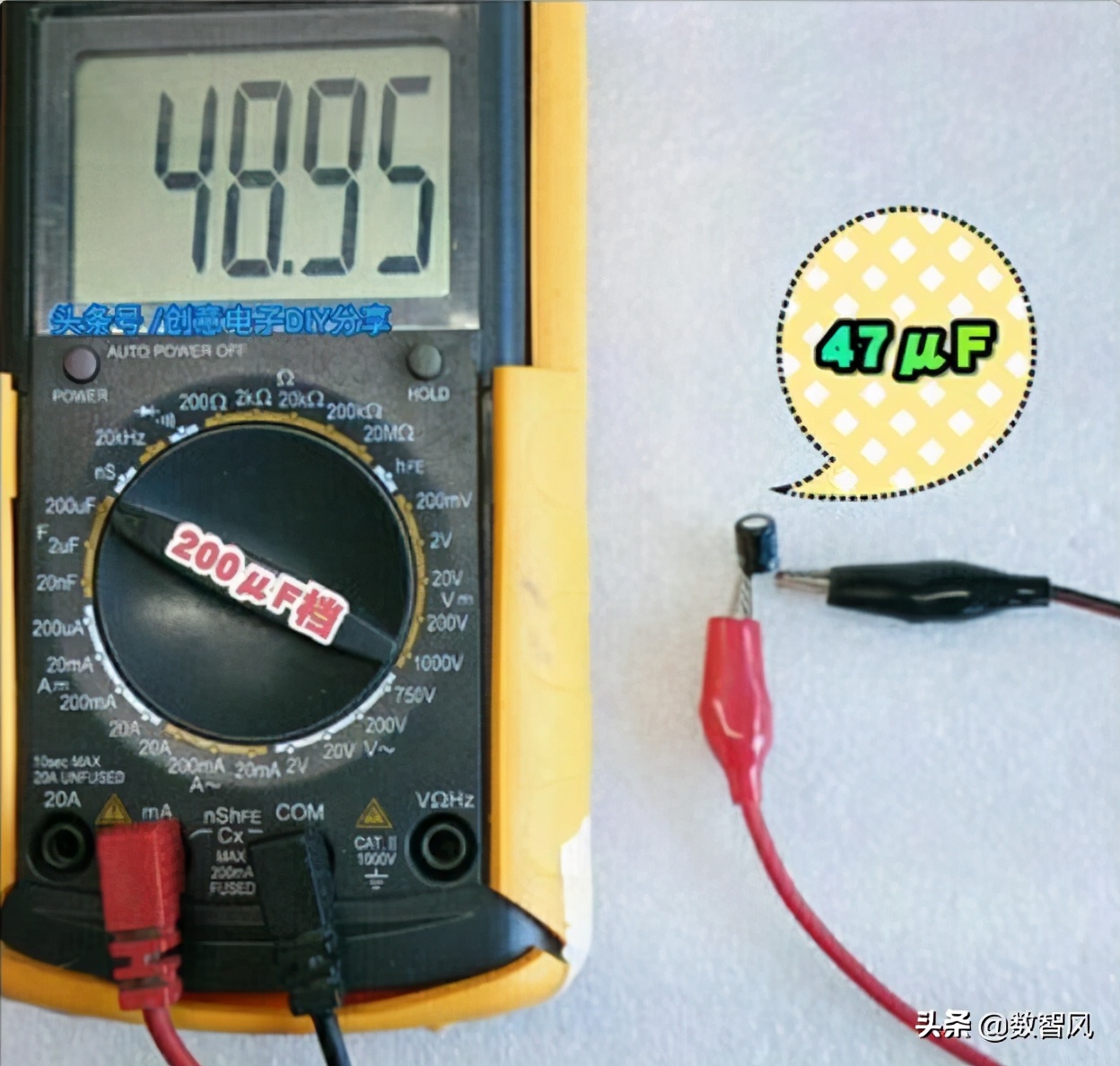测量电容好坏简单方法视频,万用表测量补偿电容器的好坏