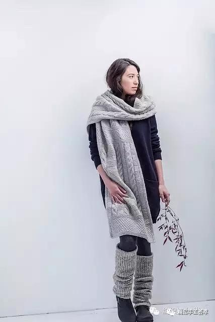 大牌围巾的编织教程简单又漂亮,儿童毛线围巾编织花样图解