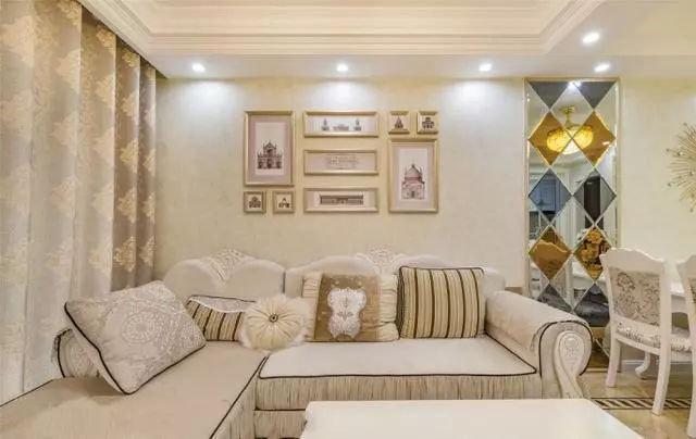 115平简欧风三居室装修,115平方简欧装修效果图