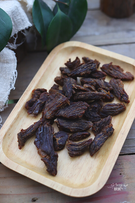 空气炸锅烤风干牛肉干最正宗做法,用烤箱做牛肉干
