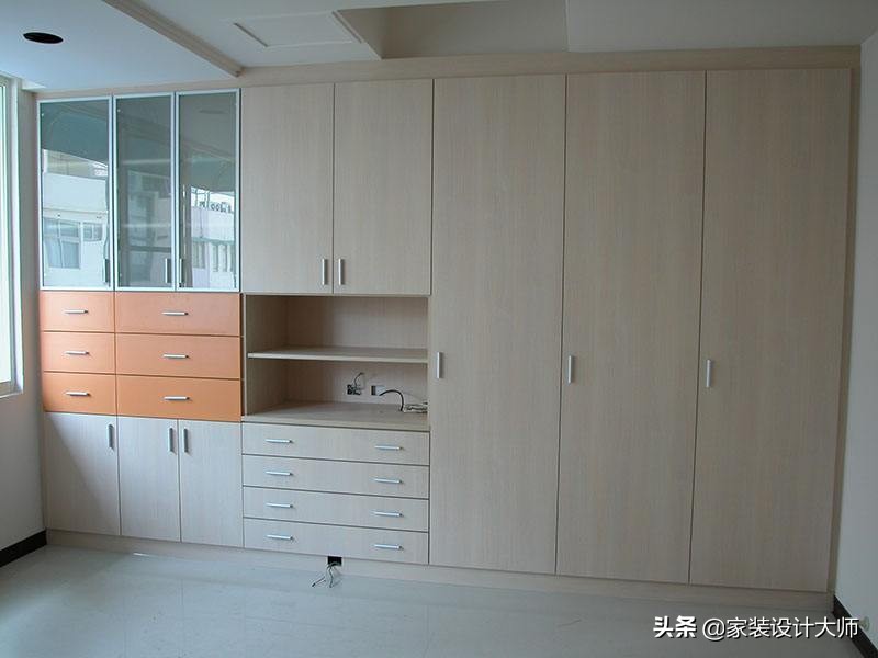 4平米衣帽间最佳布局图,衣帽间U形7开柜门柜体结构图