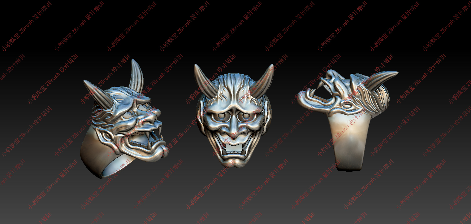 2023zbrush戒指基础教学,小豹珠宝zbrush设计教学