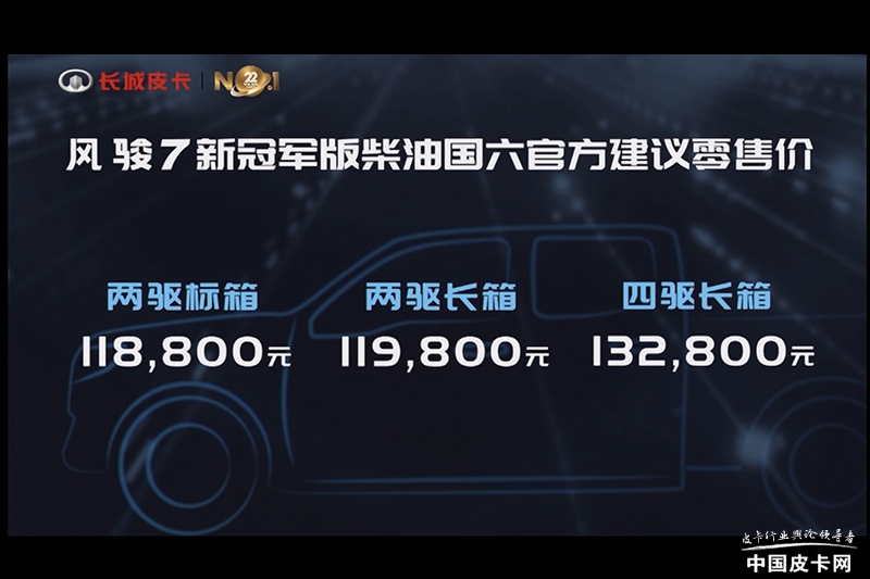 长城风骏7柴油版手动两驱落地价,长城风骏7皮卡真实成交价