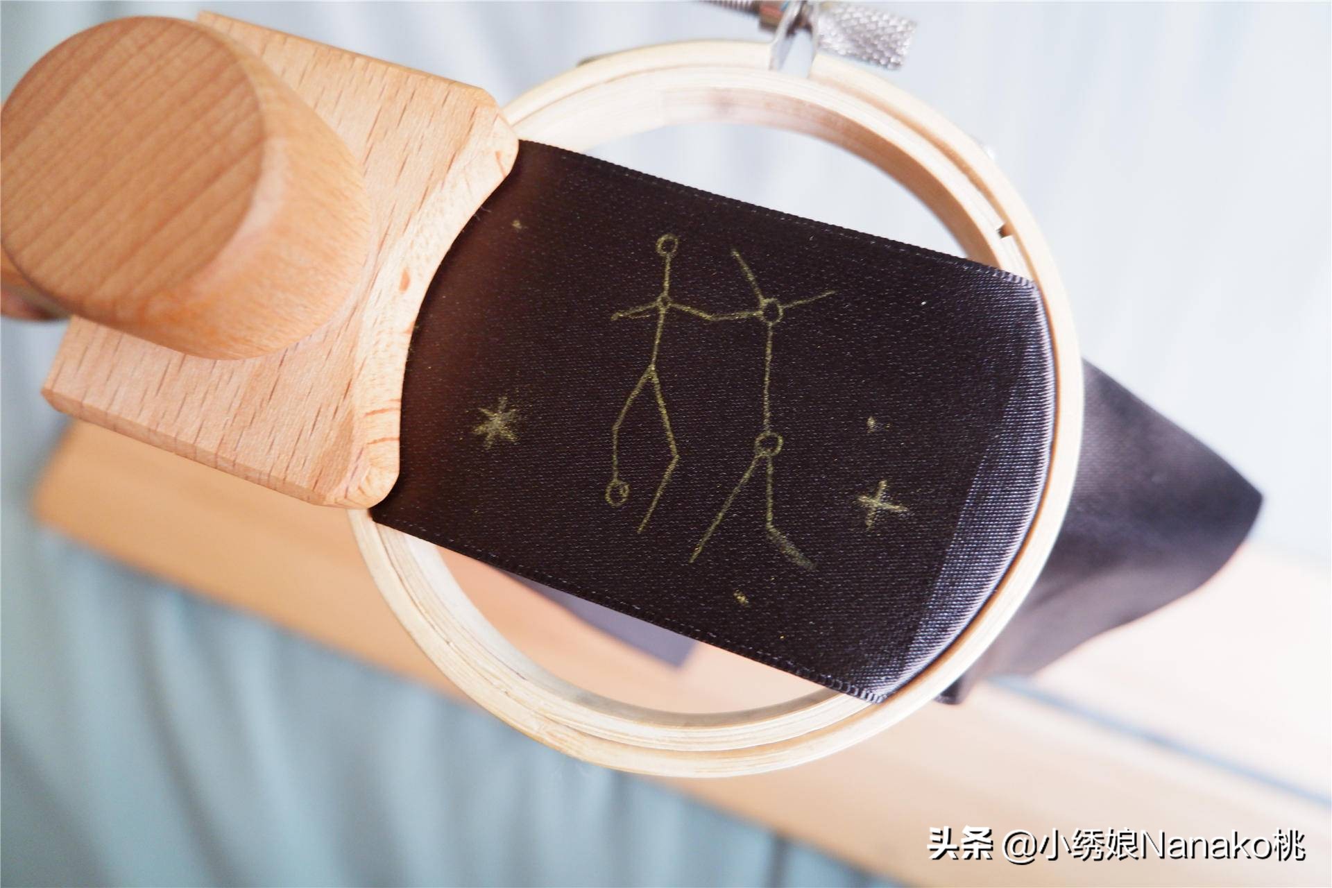 刺绣双鱼座星空教程简单,十二星座的手工发饰简单