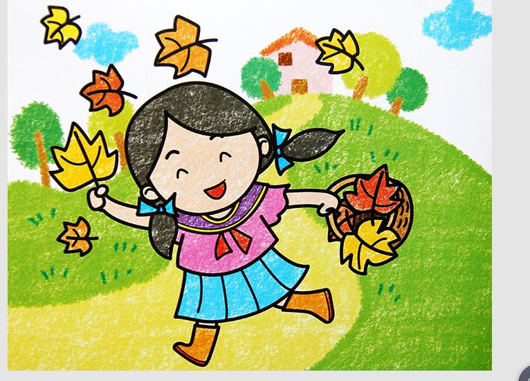 少女心爆棚的又简单的简笔画,安静女孩彩色简单简笔画图片