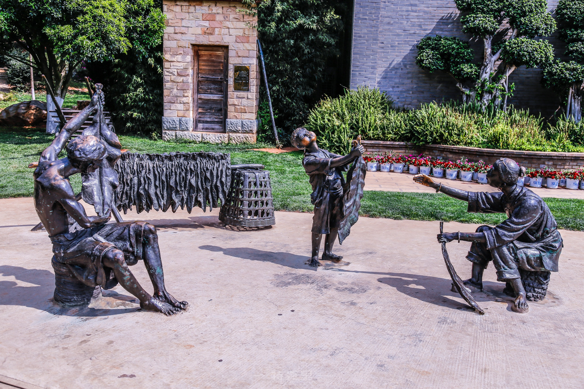 云南玉溪红塔山烟事博物馆拍摄地,云南一座山