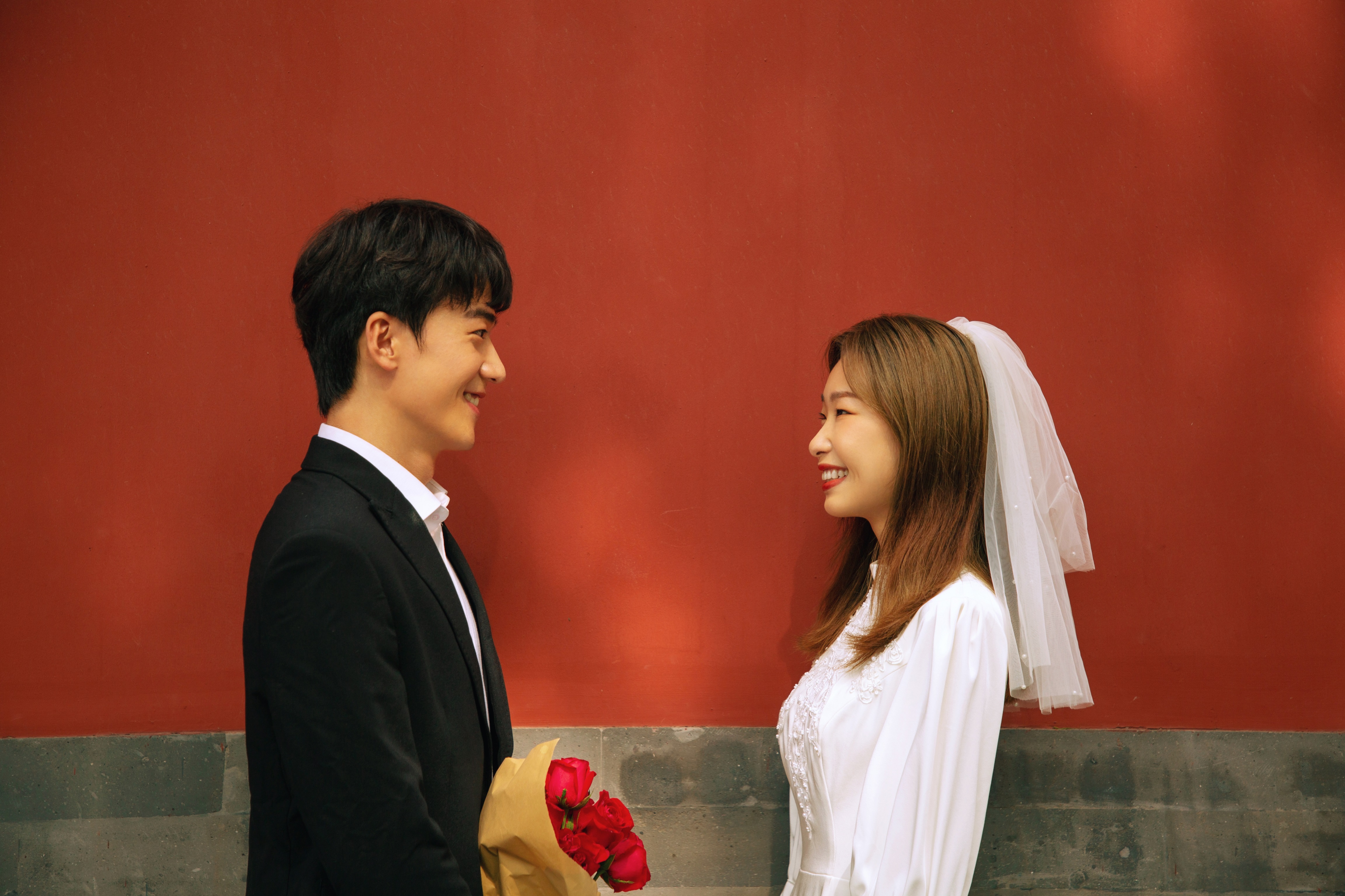 北京婚纱照怀旧,北京婚纱照外景有古典特色