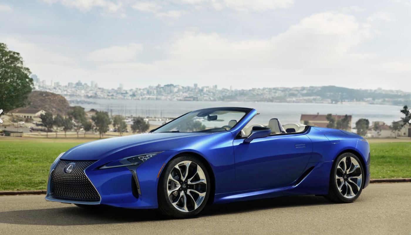 全中国唯一一台雷克萨斯lc500敞篷,行走的艺术品雷克萨斯lc500