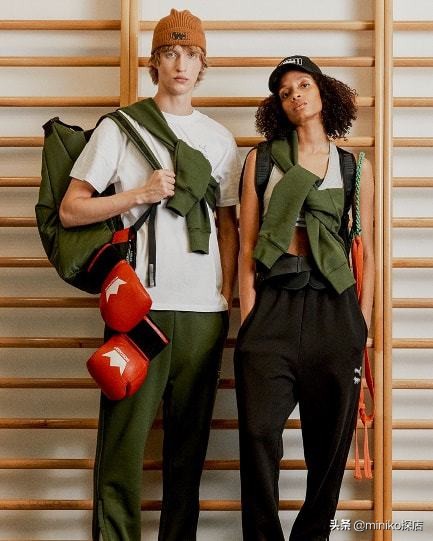 puma彪马maisonkitsune联名款,maisonkitsune和puma联名外套