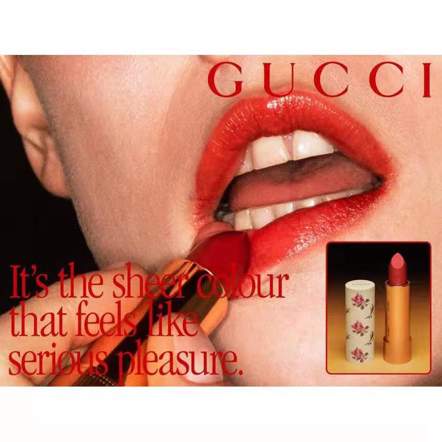 gucci口红519官网什么时候上新,gucci口红推荐黄皮显白干皮400