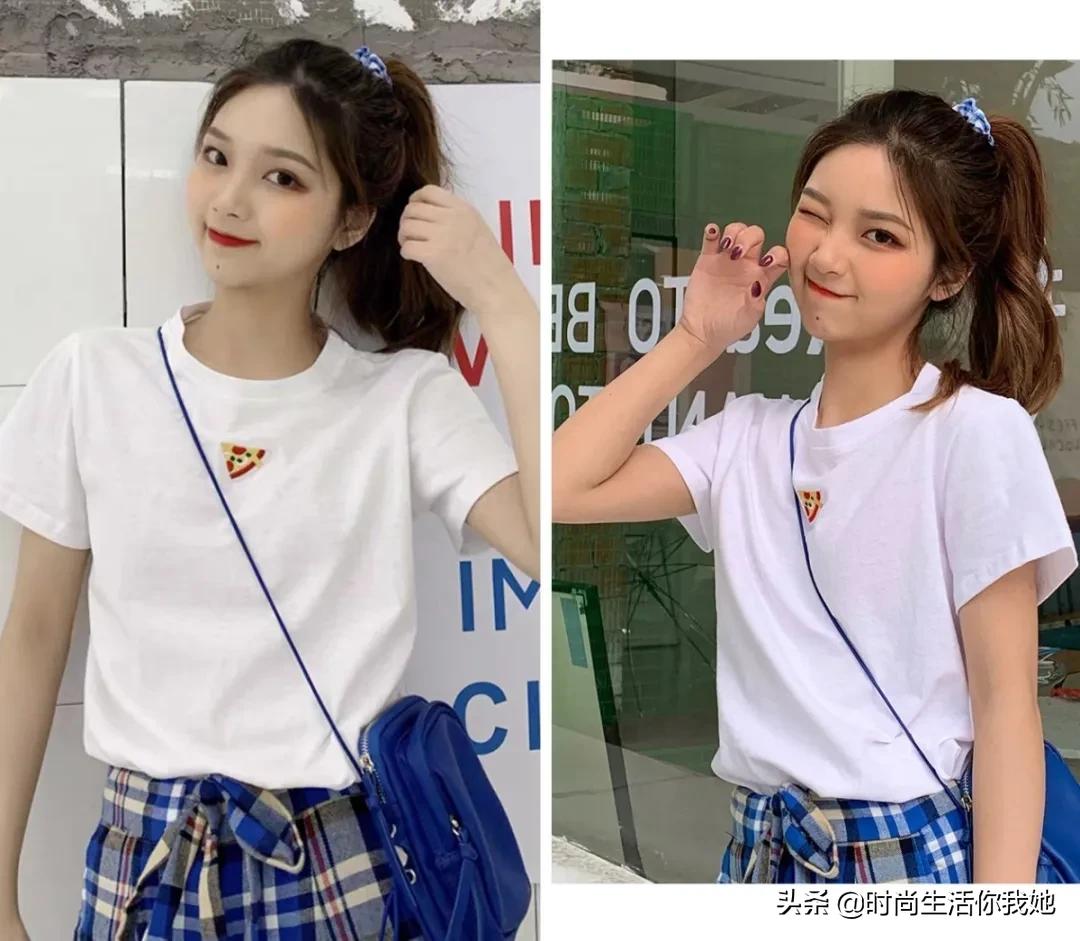 小个子穿搭145-150高腰裤子,小个子穿搭150高腰上衣