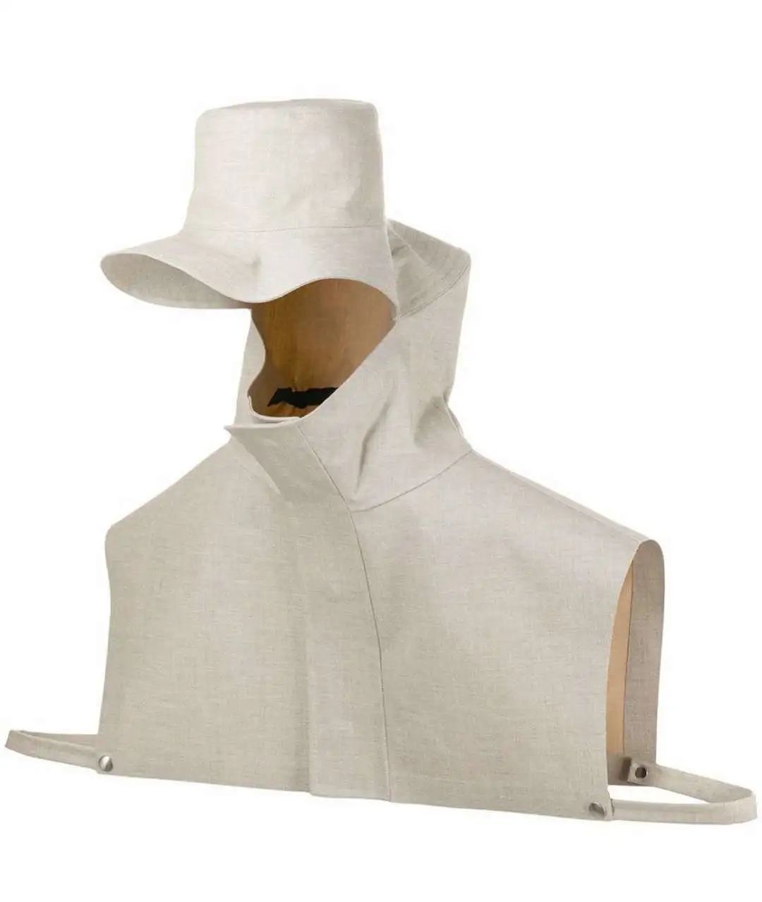 防晒遮脸遮阳帽子怎么用,夏日防晒遮脸帽可调节