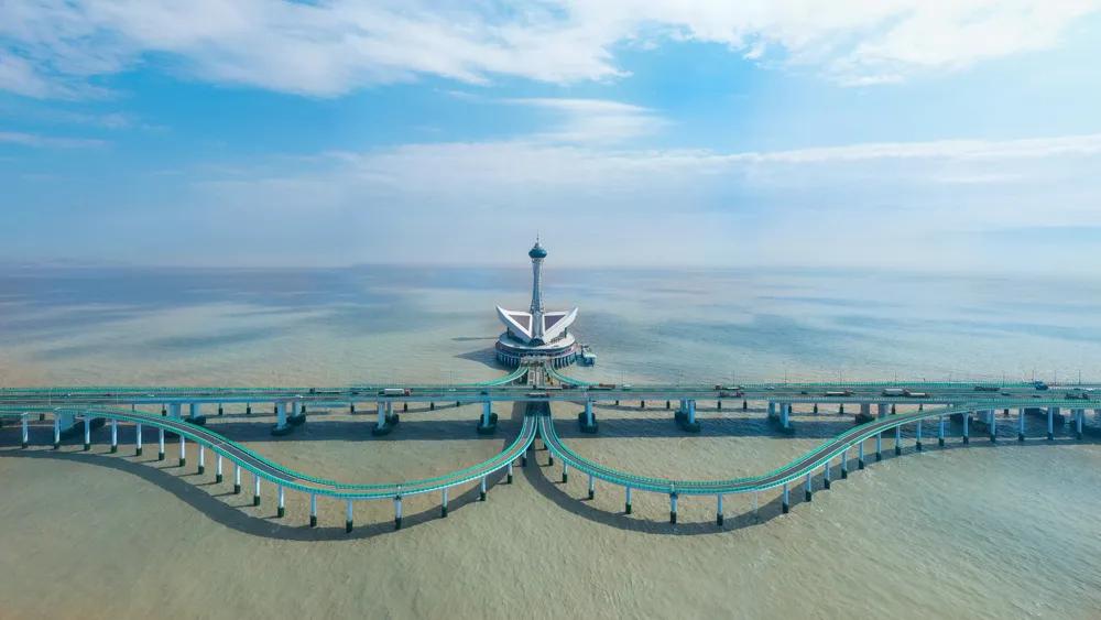 杭州湾跨海大桥海天一洲观景台,海天一洲游玩攻略拍照
