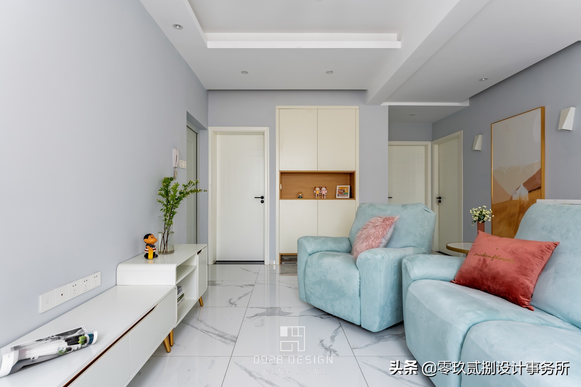 「零玖贰捌设计」65㎡“老破小”格局全改，变身阳光明媚小清新