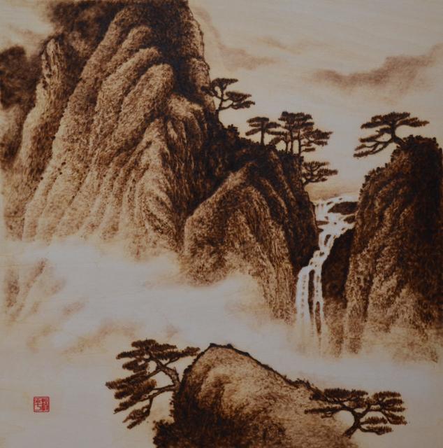 烙画作品大全集,烙画精品100幅