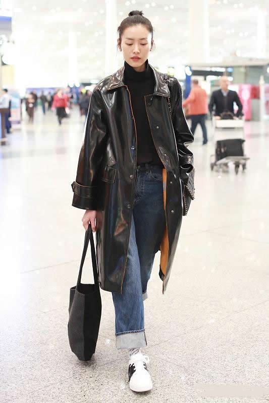 冬季穿大衣太好看了时髦又高级,冬天穿的好看的皮大衣