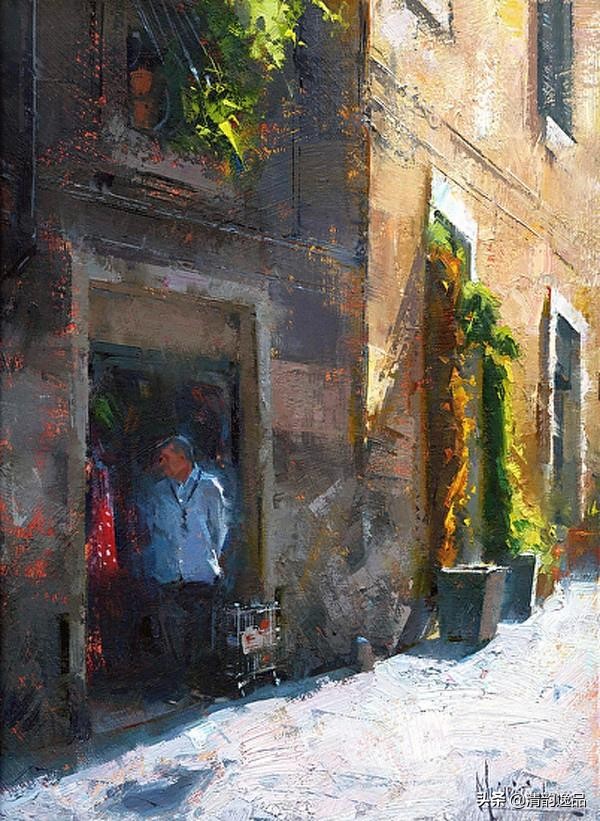 美国艺术家乔biwler油画作品赏析,丽莎印象派油画欣赏