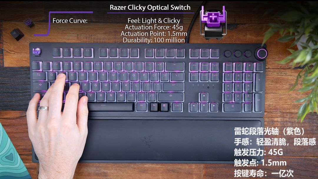 雷蛇键盘轴怎么选择,雷蛇机械键盘换轴