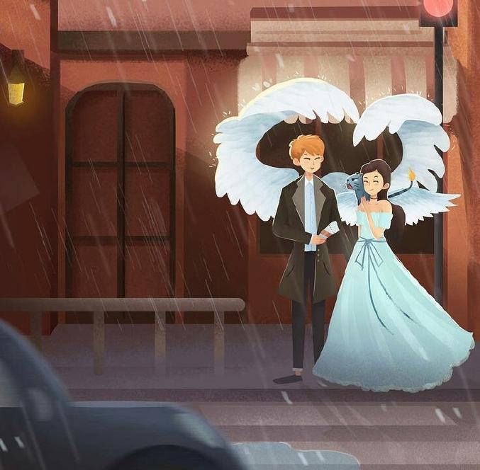 在你最无助时出现的那个人，才是上帝派来爱你的天使