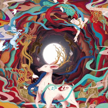 敦煌沙漠惊现64平米巨型沙画，奋战10天10夜创作，仅存在一天就消失