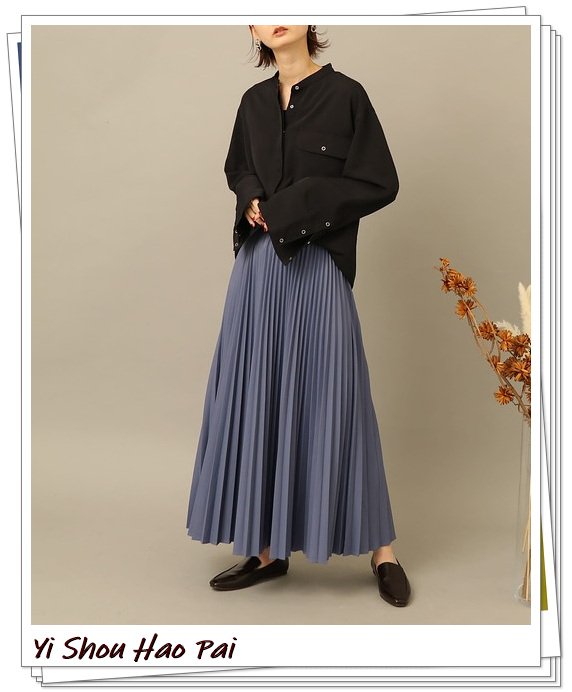 半身百褶裙的穿搭方法冬款,百褶半身裙穿搭秋冬小个子