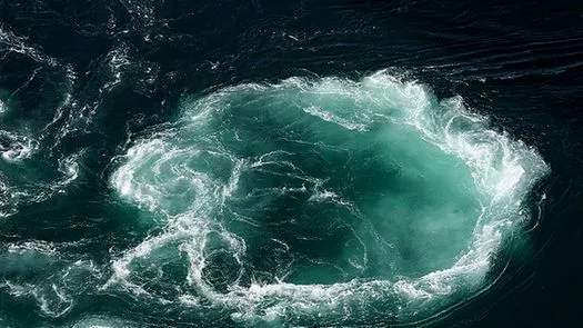 挪威迷人的峡湾,挪威海岸大漩涡