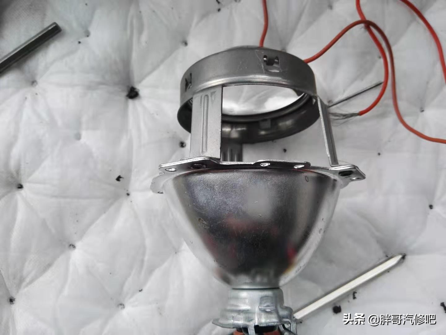 大灯散光不聚光自制透镜,大灯散光且亮度太低