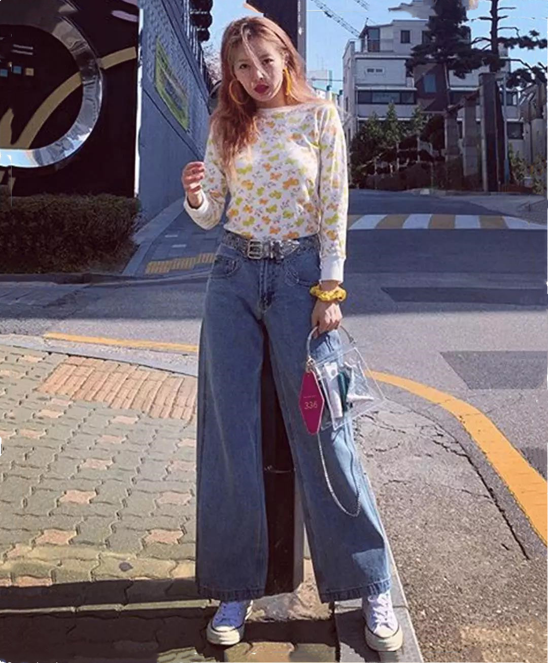 金泫雅同款粉色包,南韩小野马金泫雅troublemaker