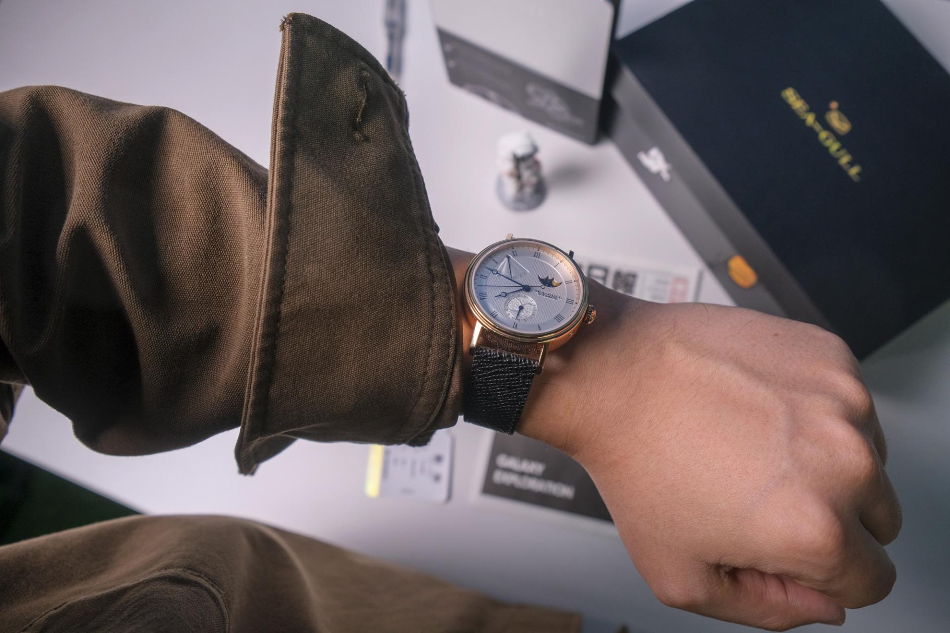 海鸥月相文创礼盒,海鸥月相系列机械腕表