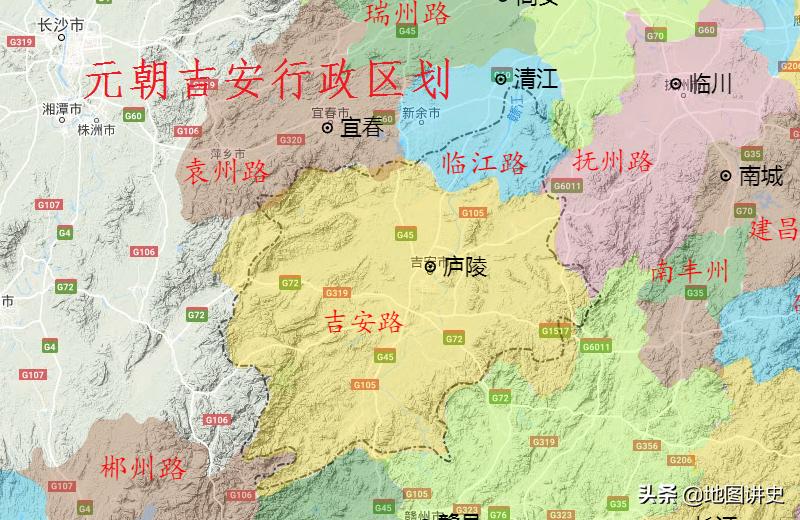 吉安行政区划图变化,吉安行政区划调整最新消息