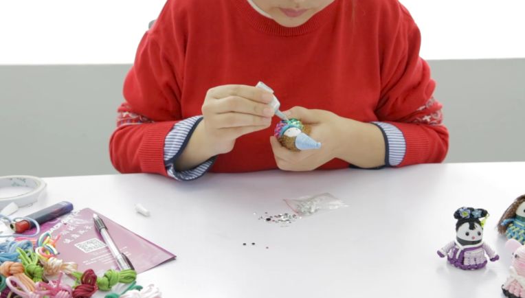 编个羽球挂坠祝福自己吧