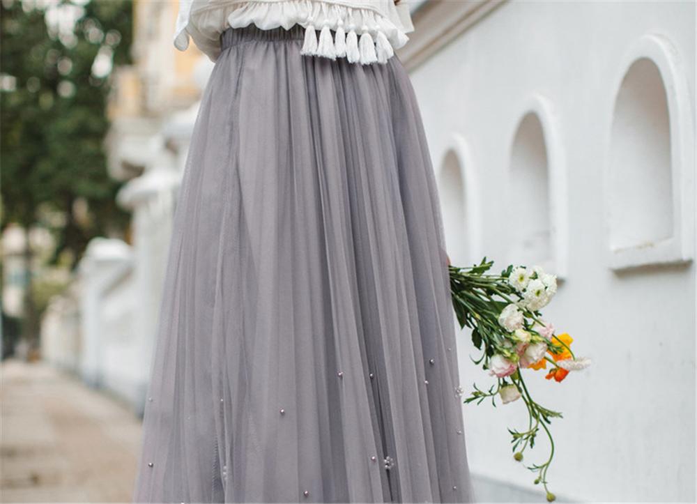 方领仙气网纱蕾丝裙超大摆连衣裙,网纱裙仙气柔软