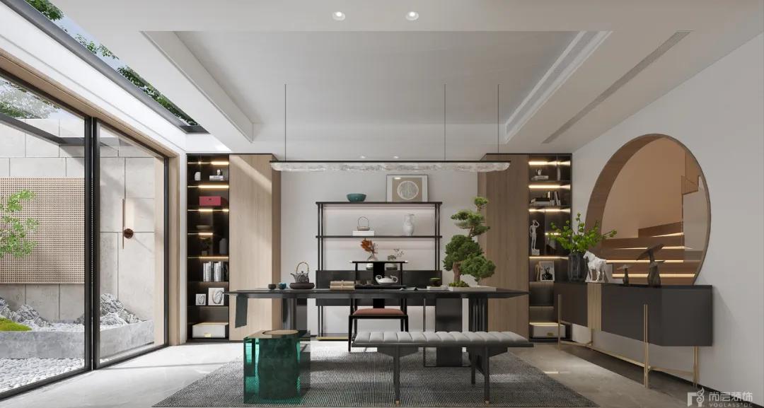 金色宝坻500m²|淡薄随性,在闲寂质朴的空间中领略岁月的沉静逸趣