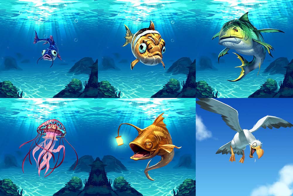 卡通插画形式的设计案例,卡通插画设计