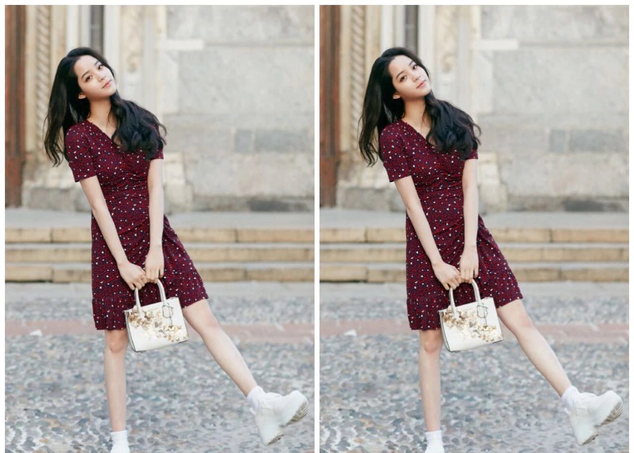 夏天出游穿碎花裙好看吗,春夏出游仙女碎花裙