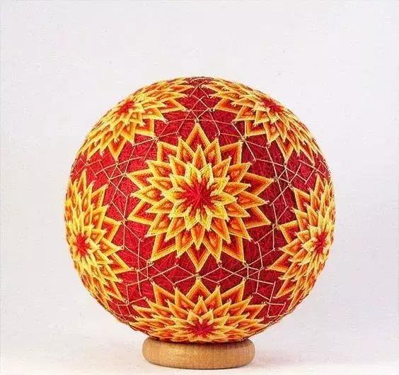 手鞠球各种花色的制作教程,入坑前视频教程