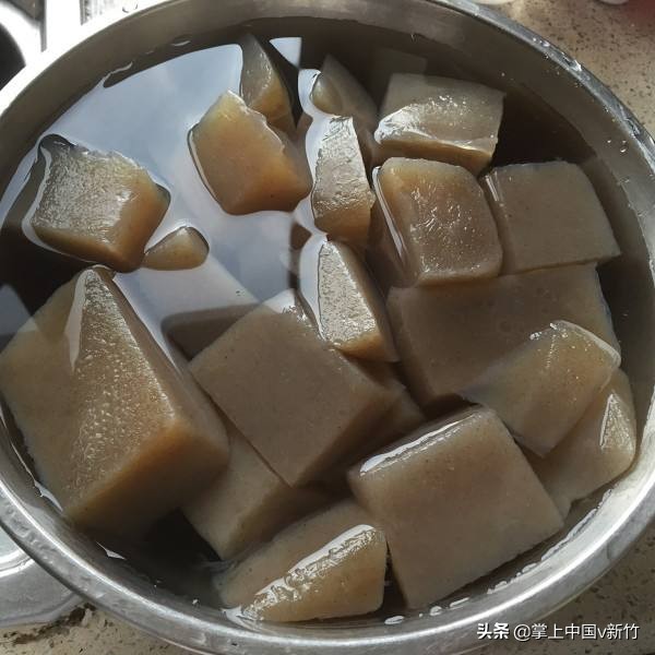魔芋豆腐家乡,家乡美食魔芋豆腐