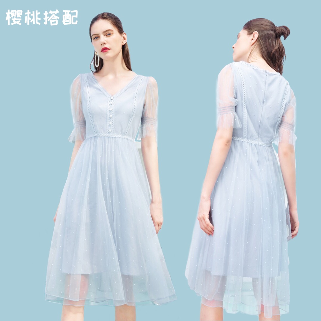 欧时力ochirly黑色连衣裙2021春款,欧时力ochirly连衣裙测评