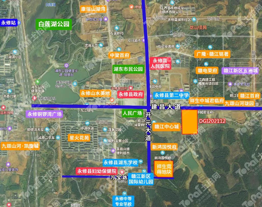 恭喜康瑞再下一子！约3.3亿元斩获九江永修县一宗85亩商住用地