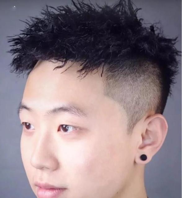 男士锡纸烫发型图片大全横图,男士锡纸烫发教程视频