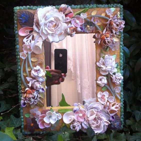 海边捡的贝壳可以做什么手工,贝壳创意手工种花