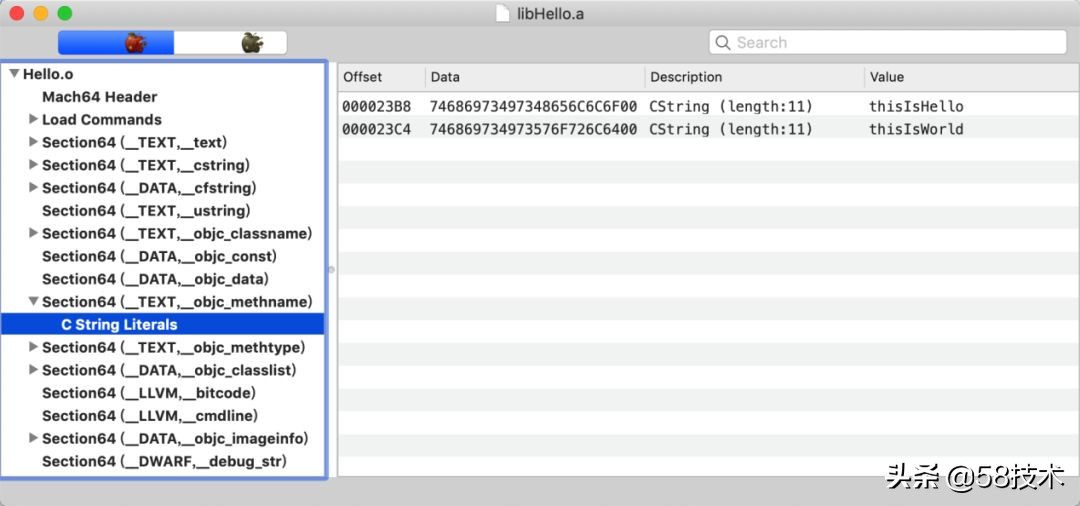 58同城iOS客户端组件体积分析与统计实践