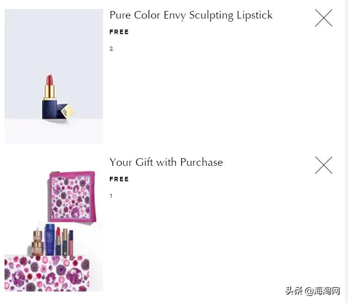 雅诗兰黛美国官网：满$45送价值$145美妆礼包+满$75送两支420口红