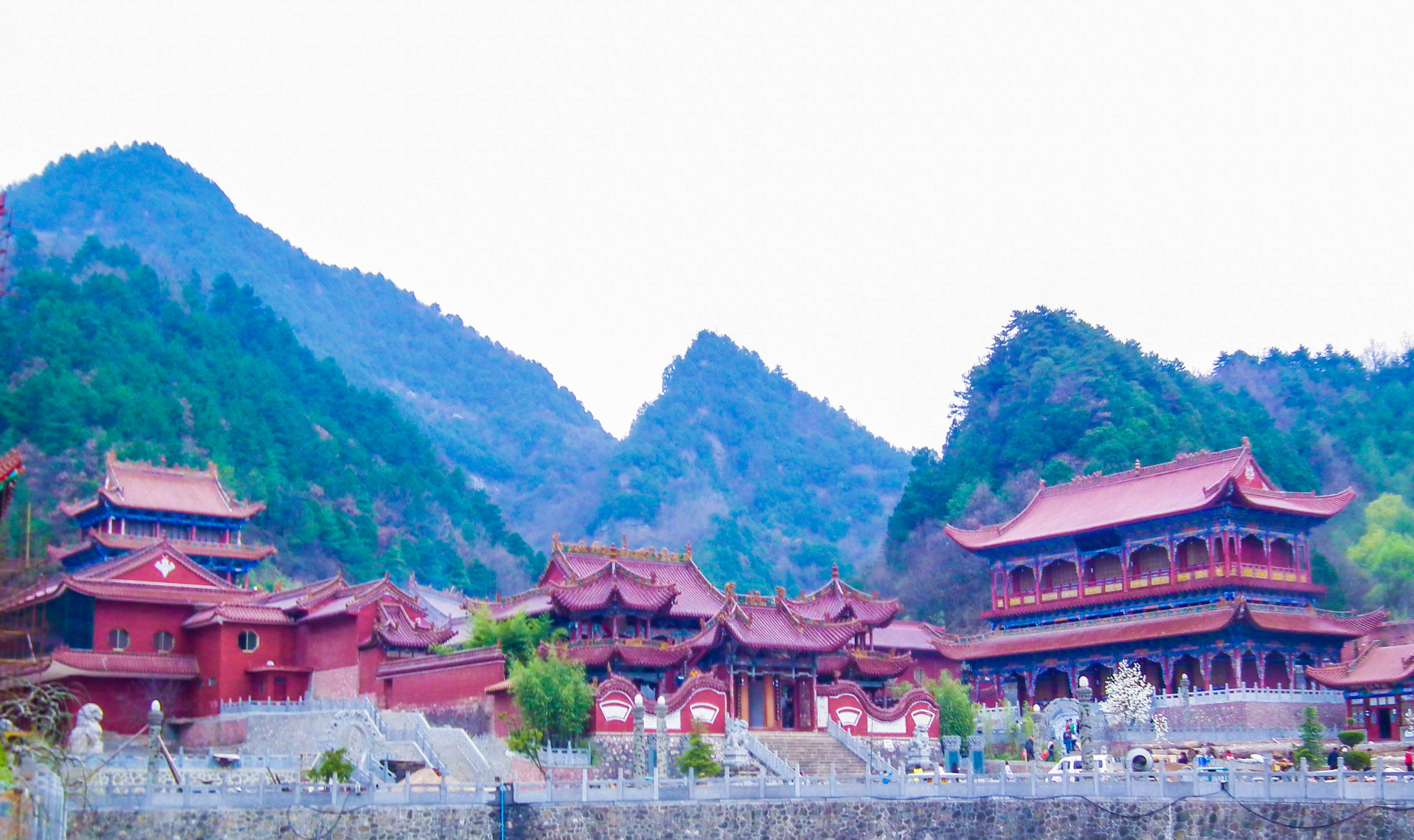 天水净土寺旅游打卡照片,天水净土寺雪景