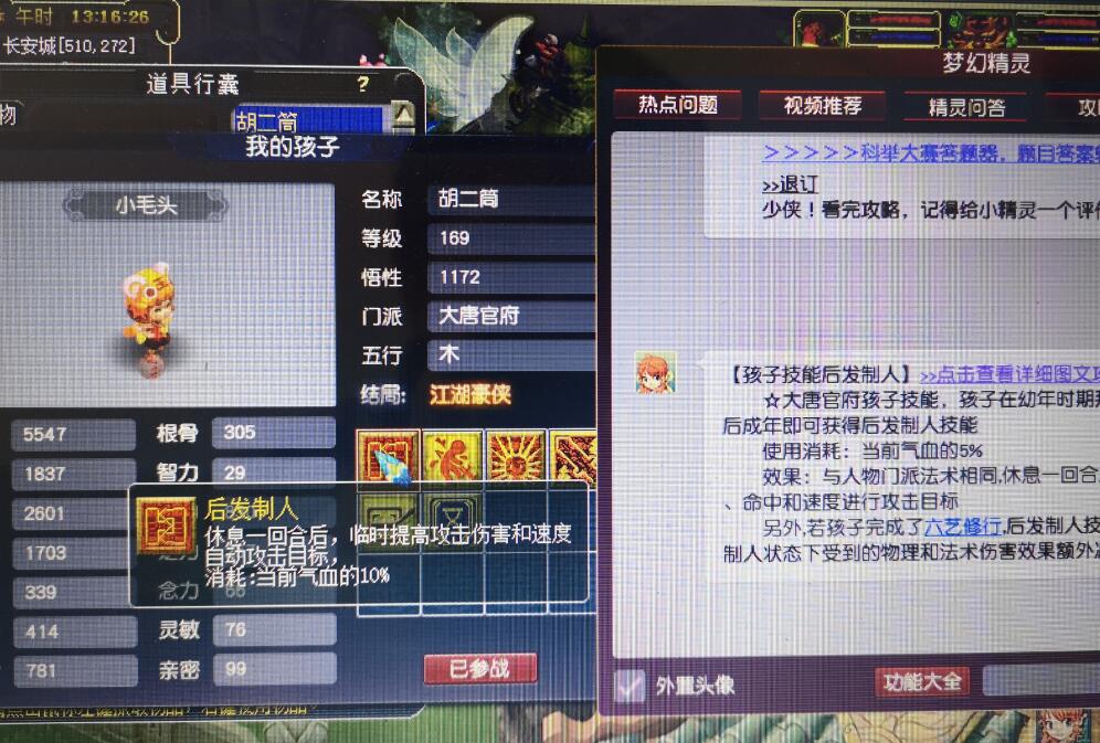 梦幻西游高端五开展示,最新梦幻西游五开组合选择