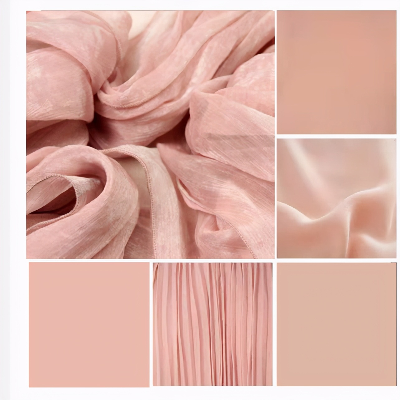 轻盈浪漫,裸粉色法式