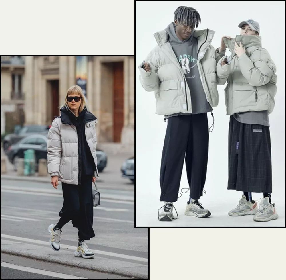 杨幂波司登羽绒服白色中长款,杨幂穿波司登羽绒服是哪一款