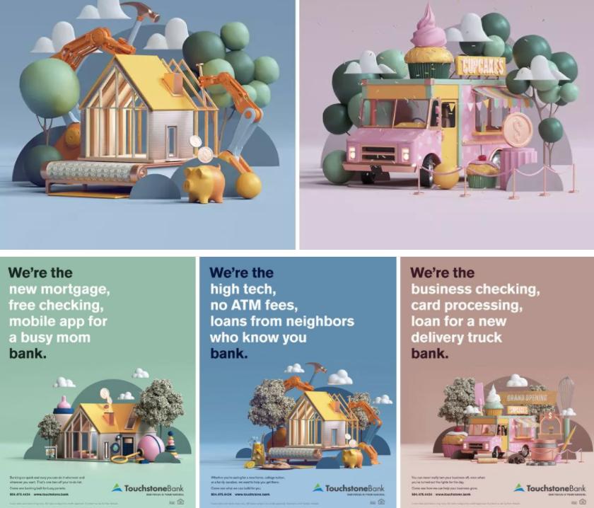 会动的3d插画,c4d会动的字体教程