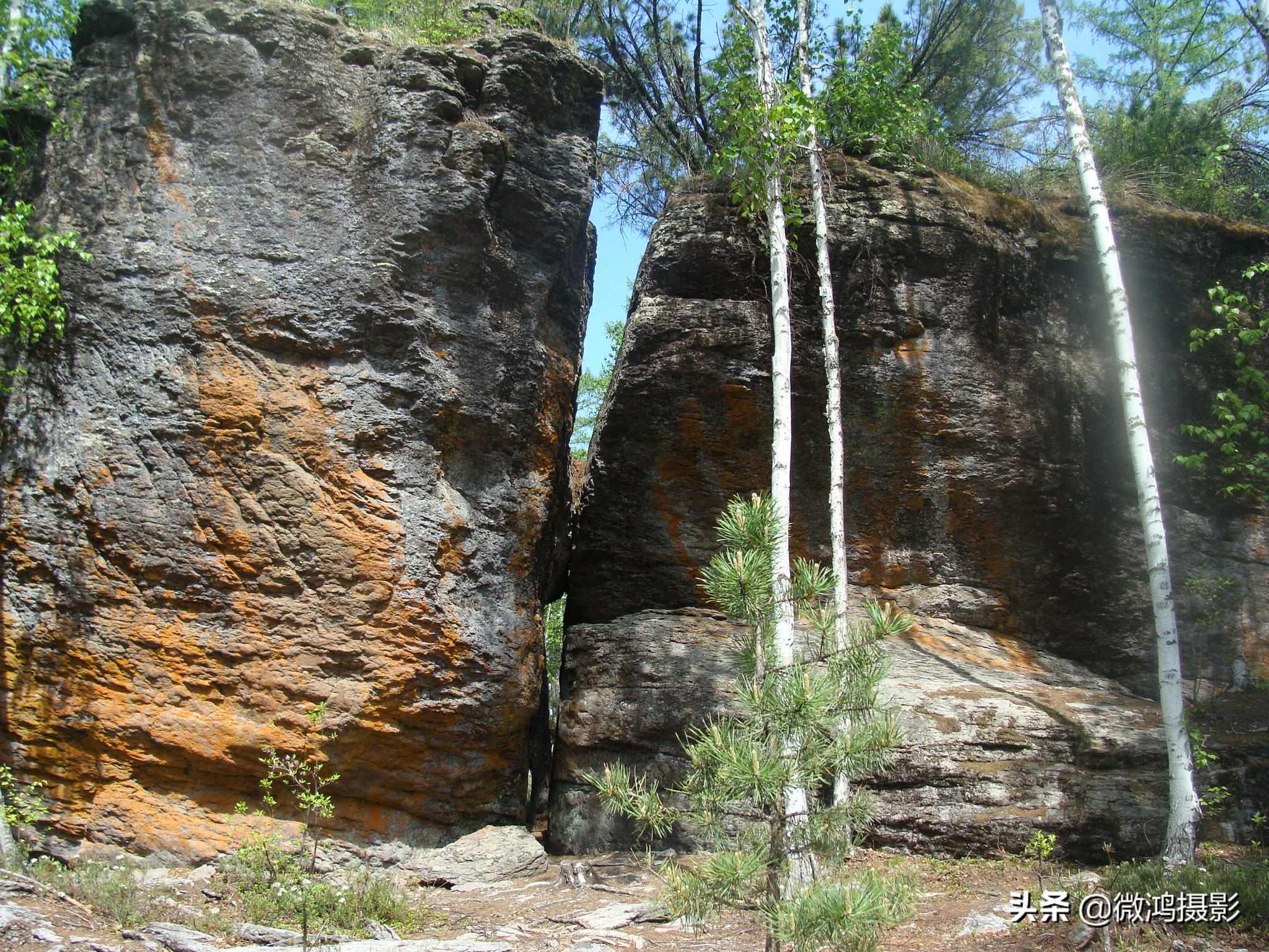 中国最北的石林,苍山石林图片